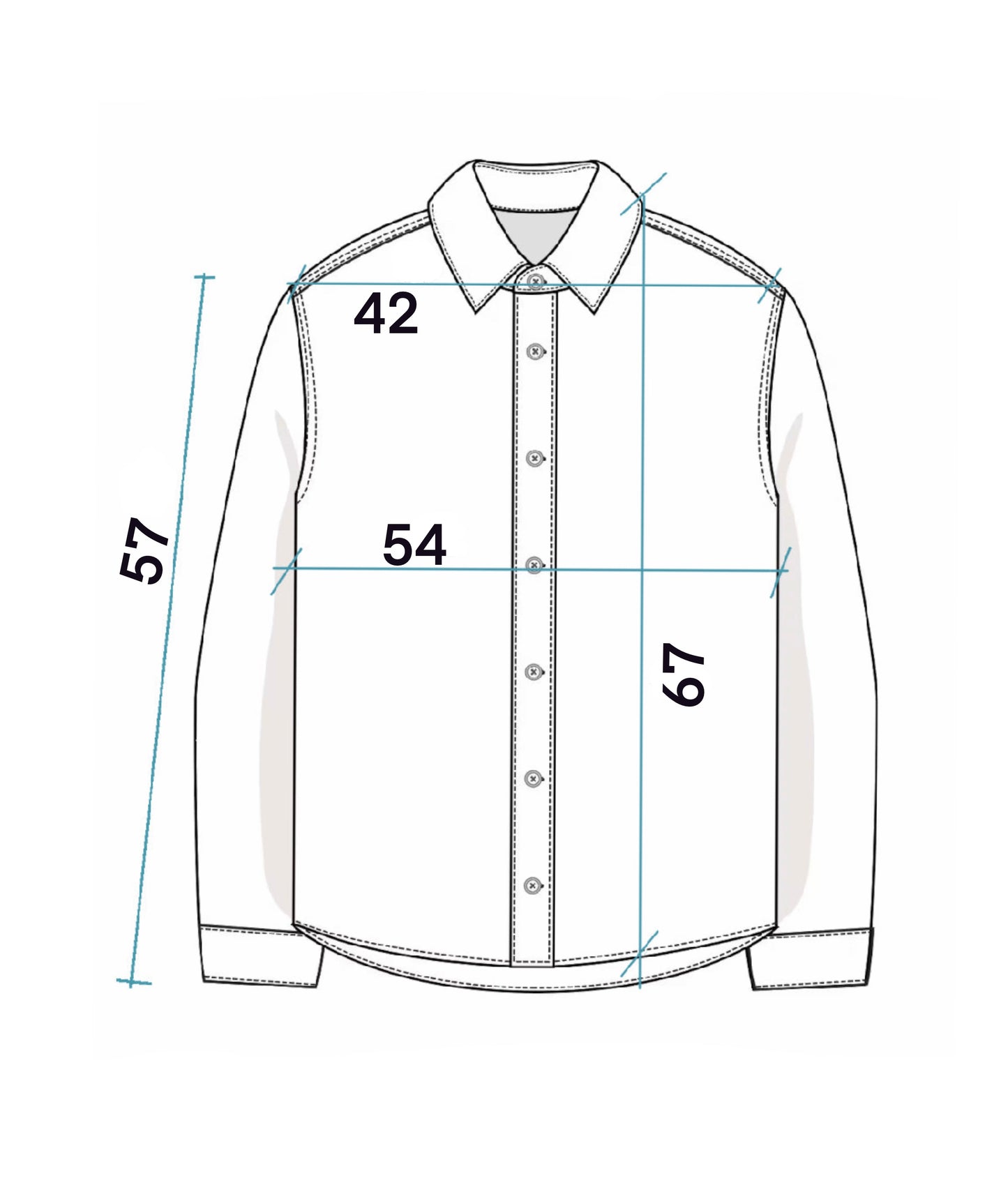 Camicia uomo a righine upcycled con tigre serigrafata