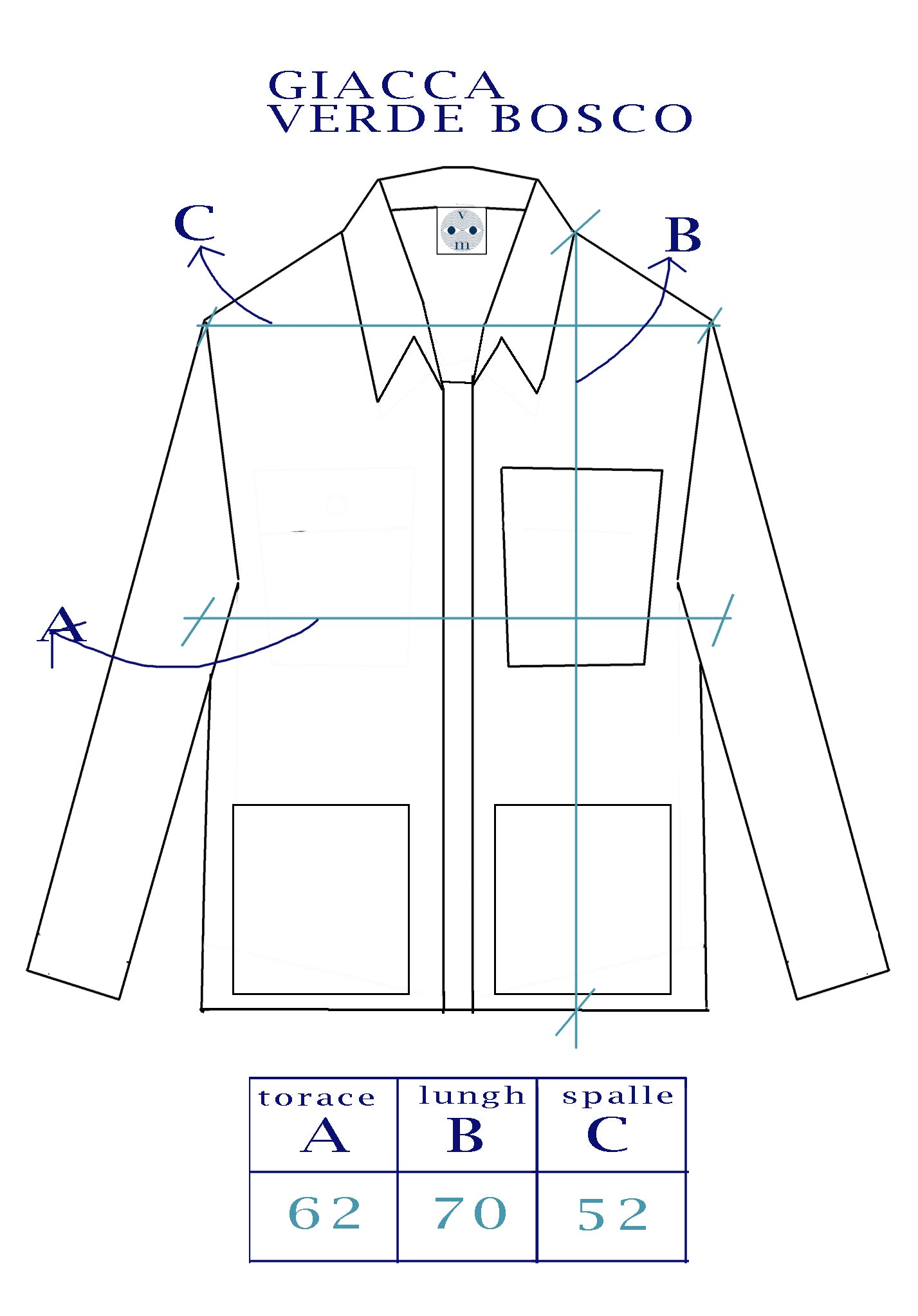 shacket verde bosco con coccodrilli bianchi