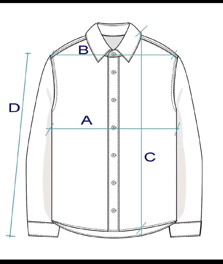 Camicia blu in seta upcycled serigrafata con coccodrilli