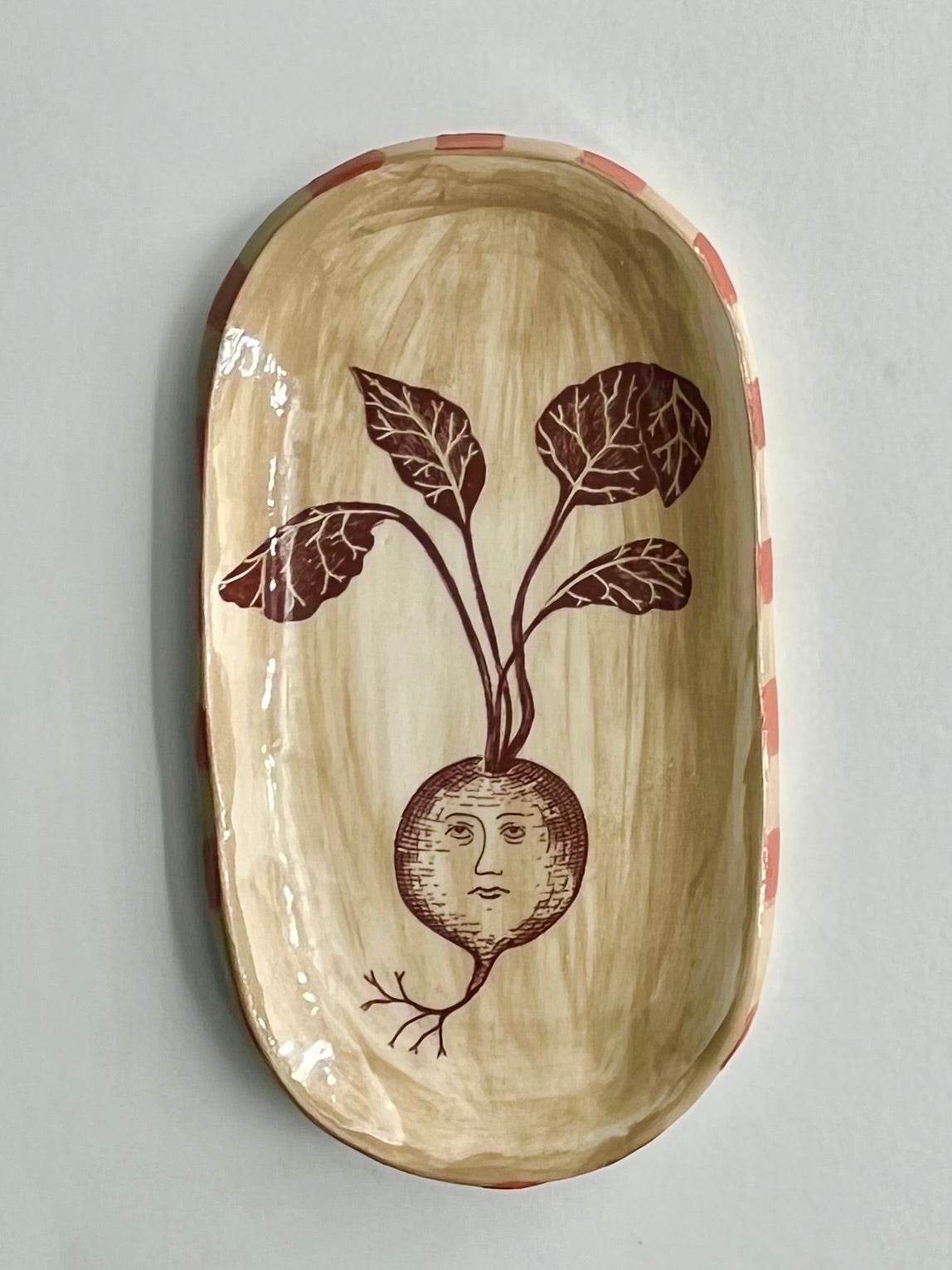 Piattini in ceramica signora barbabi-etola