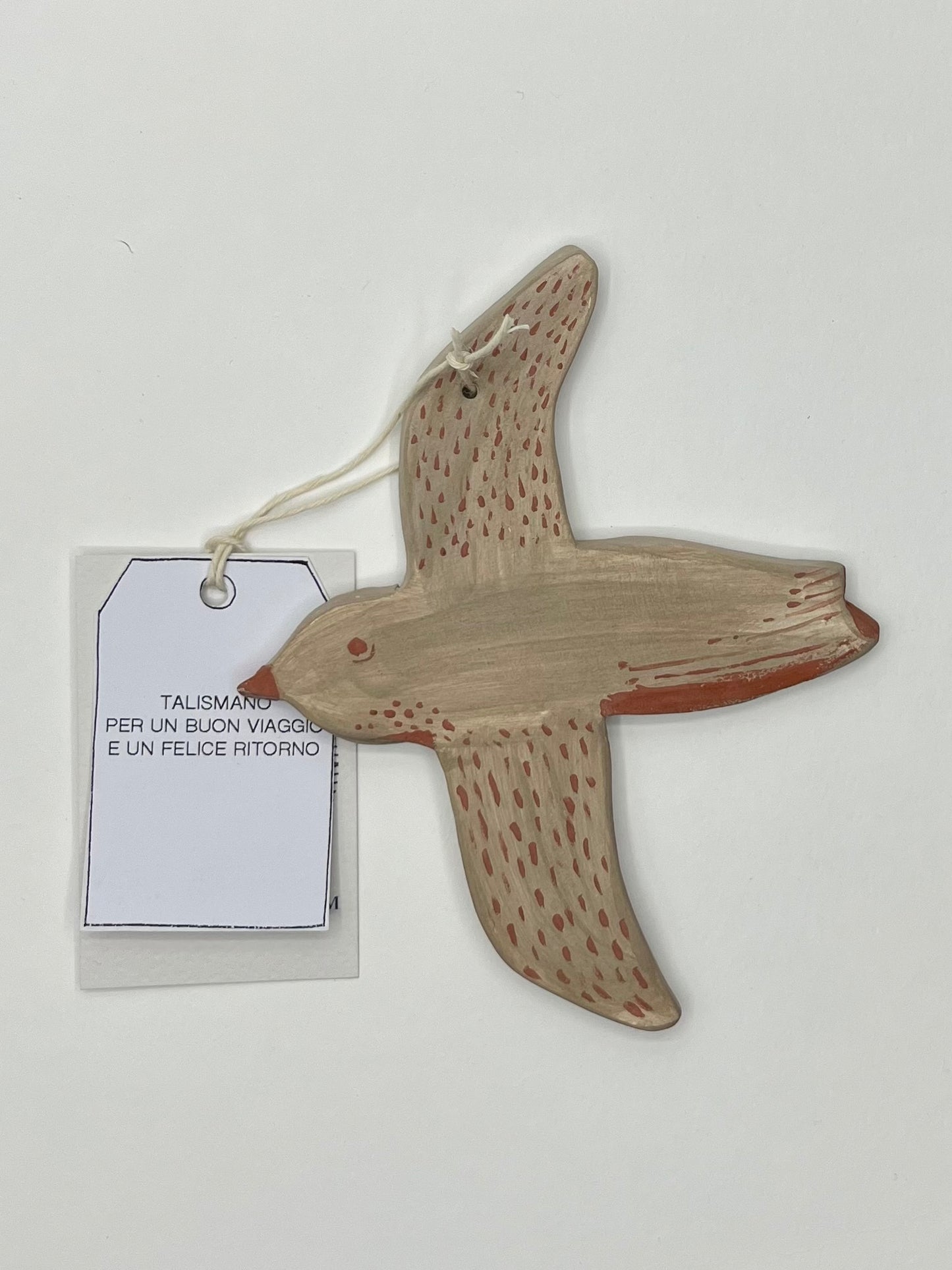 Uccellini in ceramica talismano buon viaggio e felice ritorno