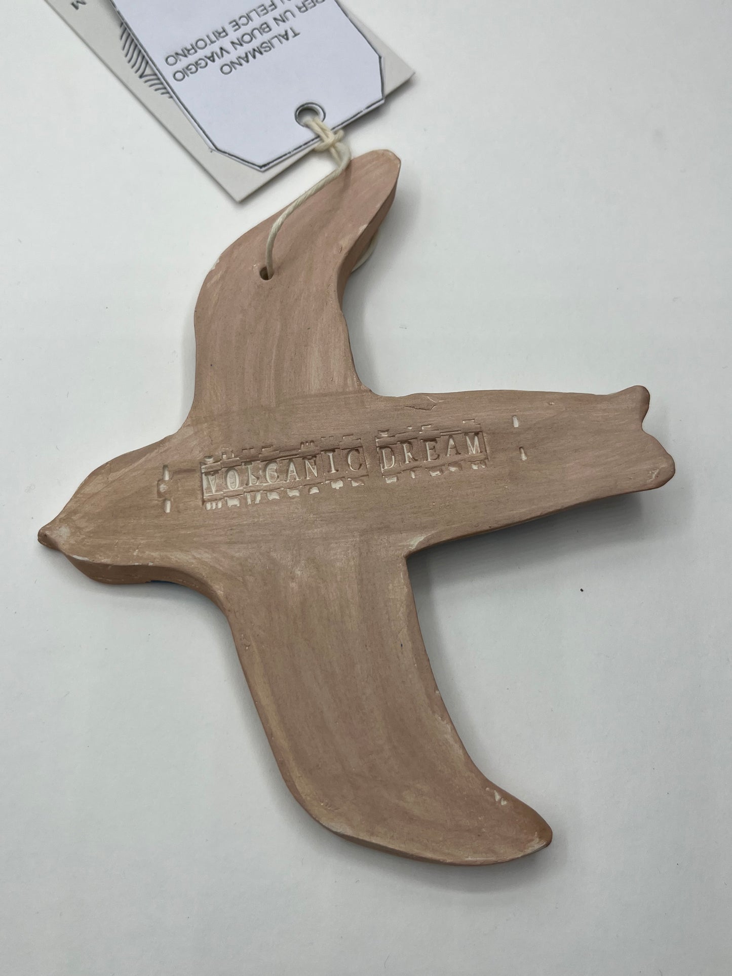 Uccellini in ceramica talismano buon viaggio e felice ritorno