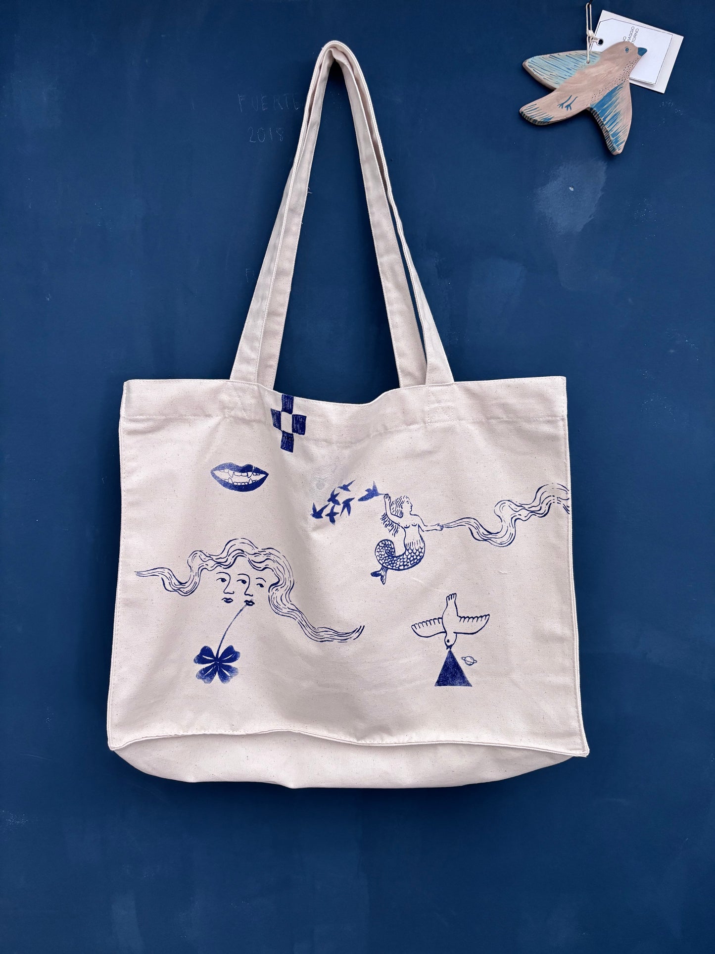 borse shopper grandi serigrafate