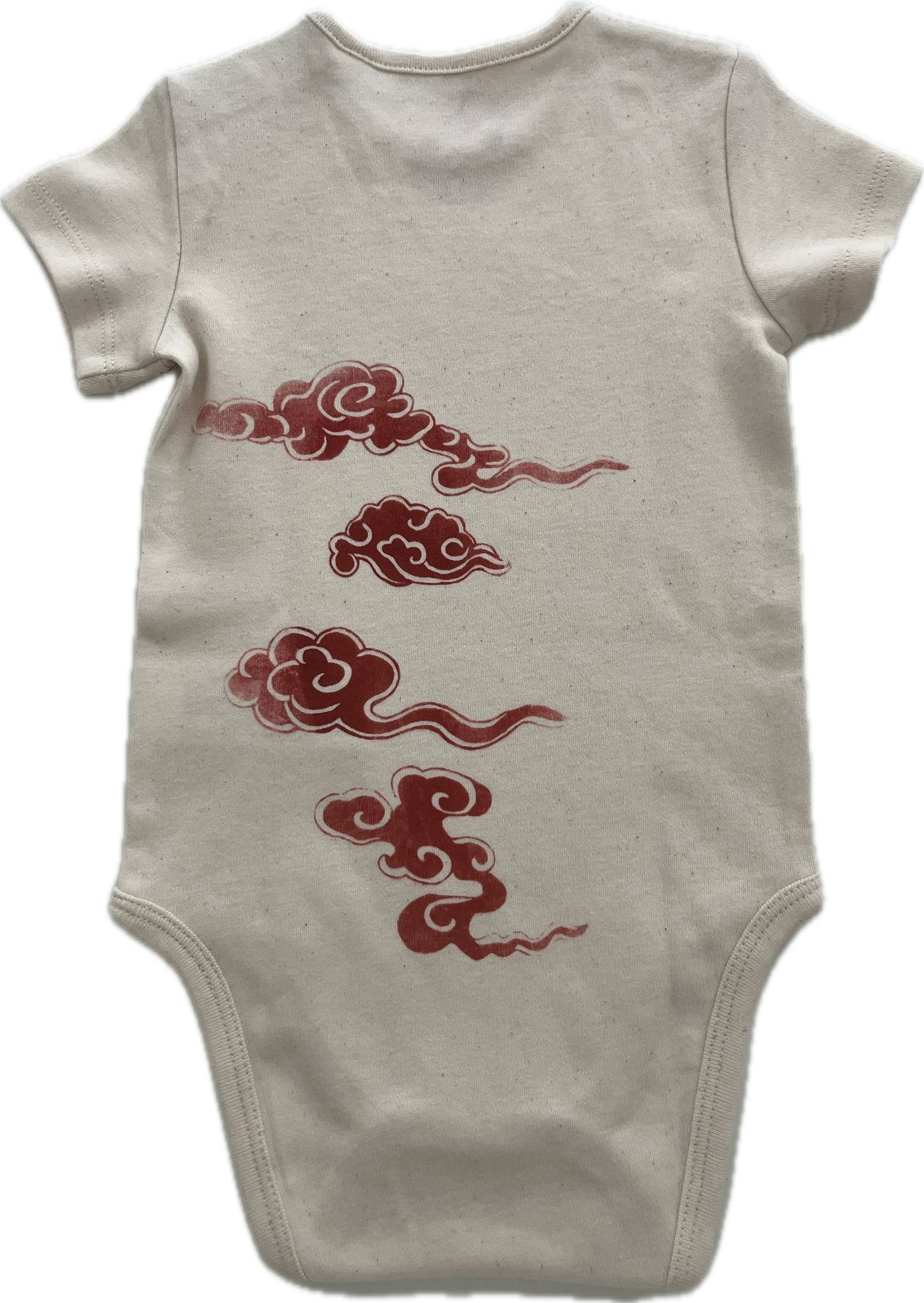 body bimbo serigrafato con dragone rosso